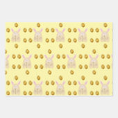 Golden Eggs Wrapping Paper Flat Sheet Set 3 Geschenkpapier Set (Vorderseite)