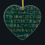 Golden Egypten Hieroglyphs Typografie Ägypten Keramik Ornament<br><div class="desc">Eine Hieroglyph ist jedes der grafischen Zeichen des Schriftsystems,  das von den alten Ägyptern erfunden wurde und die Wörter durch Zahlen oder Symbole und nicht durch phonetische oder alphabetische Zeichen repräsentiert. Wenn Sie ein Liebhaber dieses uralten Schriftsystems sind,  ist das für Sie.</div>