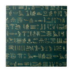 Golden Egyptian Hieroglyphs Typografie Ägypten Fliese<br><div class="desc">Eine Hieroglyph ist jedes der grafischen Zeichen des Schriftsystems,  das von den alten Ägyptern erfunden wurde,  das die Wörter durch Figuren oder Symbole repräsentiert und nicht durch phonetische oder alphabetische Zeichen. Wenn Sie ein Liebhaber dieses uralten Schriftsystems sind,  ist dies für Sie.</div>