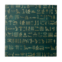 Golden Egyptian Hieroglyphs Typografie Ägypten