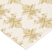 Golden Egyptian Motif Pattern Großer Tischläufer (Ecke)