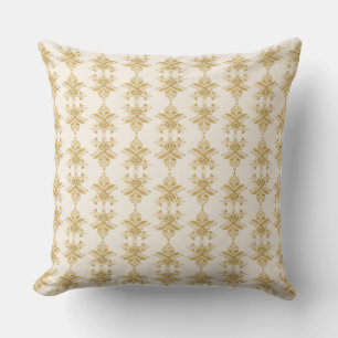 Golden Egyptian Motif Pattern Kissen