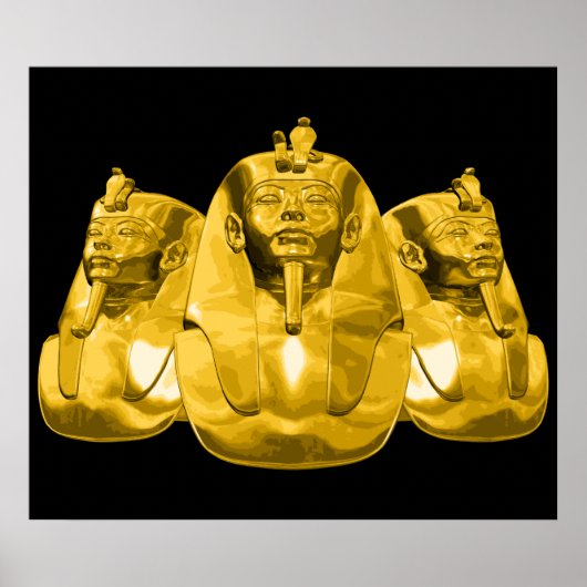 Golden Egyptian Pharaohs Poster (Vorne)