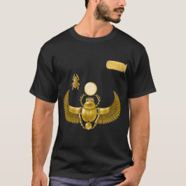 Golden Egyptian Scarab T-Shirt