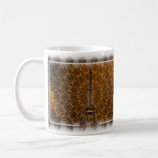Golden Eiffel Tower Kaffeetasse