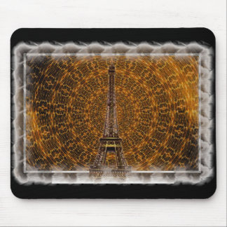 Golden Eiffel Tower Mousepad