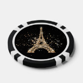 Golden Eiffel Tower Poker Chip (Einzeln)