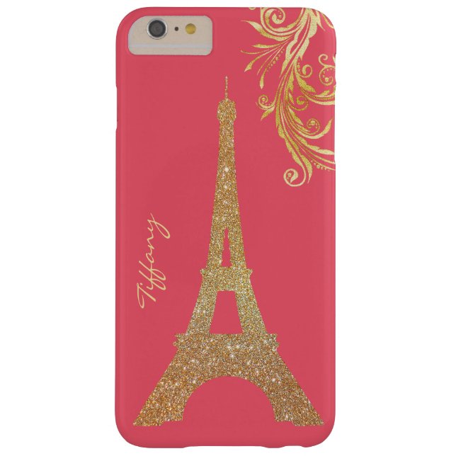 Golden Eiffelturm Custom iPhone 6 Plus Fall Case-Mate iPhone Hülle (Rückseite)