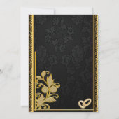 Golden Einladung (Rückseite)