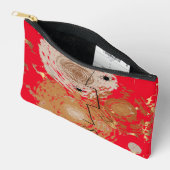 Golden Elegance Abstraktes Mittelalter Zubehörtasche (Offen)