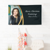 Golden Elegance Class Of Photo Graduation Banner (Insitu)