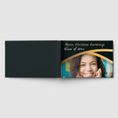 Golden Elegance Class Of Photo Graduation Gästebuch (Voll)