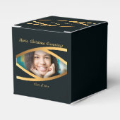 Golden Elegance Class Of Photo Graduation Geschenkschachtel (Vorderseite)