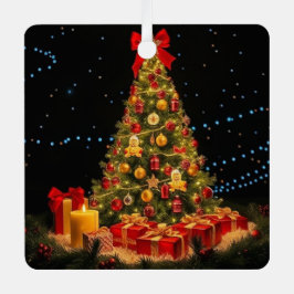 Golden Elegance Ornament Aus Metall