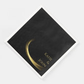 Golden Elegance Paper Napkin Serviette (Ecke)