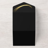 Golden Elegance-Wedding QR-Code- All In One Einladung (Außenbereich)