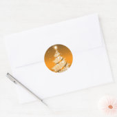 Golden Elegante Christmas Tree Sticker (Umschlag)