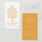 Golden Elegante Landschaften Visitenkarte (Vorne/Hinten)