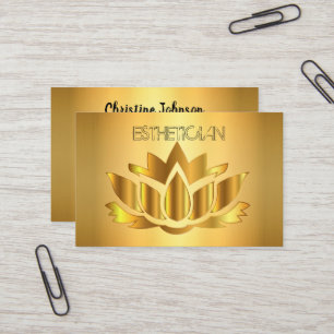 Golden elegante Mandala Visitenkarte