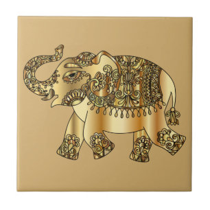 Golden Elephant Keramik Tile Fliese
