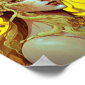 Golden Elf Fee Fantastische Bergwelten Poster (Ecke)