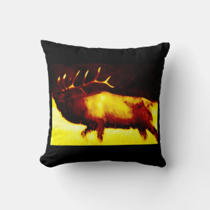 Golden Elk Kissen