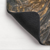 Golden Elven Fantasy Light – Impressionist Fantasy Mousepad (Ecke)