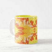 Golden Ember Abstract Tasse (Vorderseite Links)