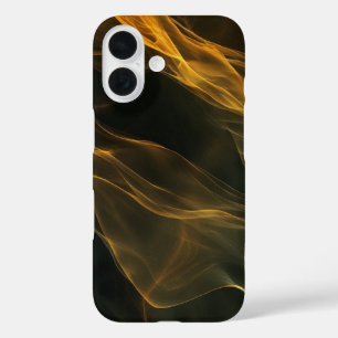 Golden Ember Veil iPhone 16 Hülle