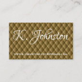Golden Embossed Luxury Pattern  Visitenkarte (Vorderseite)
