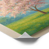 Golden Embrace - Mutter und Kind Sonnenuntergang L Poster (Ecke)