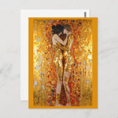 “Golden Embrace” Precious and Indestructible Postkarte (Vorne/Hinten)