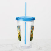 Golden Embrace Sunflower  Acryltrinkbecher (Rechts)