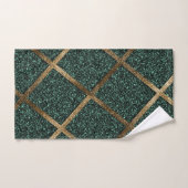 GOLDEN EMERALD GEMSTONES BATH TOWEL SET (Handtuch)