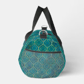 Golden Emerald Geometry Duffle Bag (Rechts)