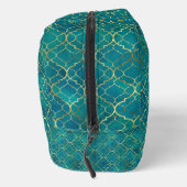 Golden Emerald Geometry Waschbeutel (Rechts)