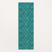 Golden Emerald Geometry Yogamatte (Vorderseite)