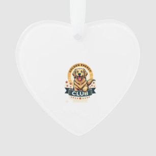 Golden Energy Club Golden Retriever Vintage Hundel Ornament