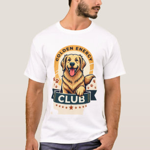 Golden Energy Club Golden Retriever Vintage Hundel T-Shirt