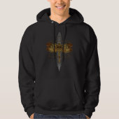 Golden Esoteric Dragonfly Basic Hooded Sweatshirt (Vorderseite)
