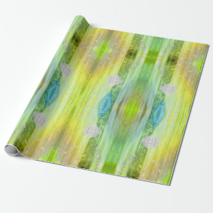 Golden, Esoterisch, Chakra-Schimmer Geschenkpapier