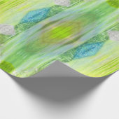 Golden, Esoterisch, Chakra-Schimmer Geschenkpapier (Ecke)
