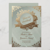 Golden Estival Jazz Einladung (Vorne/Hinten)