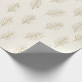 Golden Evergreen Geschenkpapier (Ecke)