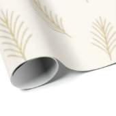 Golden Evergreen Geschenkpapier (Rolleneckpunkt)