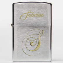 Golden Extravagant S Monogramm Anpassen Ihres Name