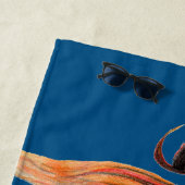 Golden Eye Surreal Goldfish Fantasie Art & Weise Strandtuch (Beispiel)