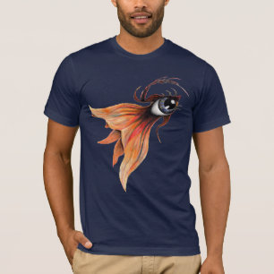 Golden Eye Surrealer Goldfisch Fantasy Original Ku T-Shirt