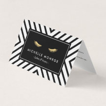 Golden Eyelashes Mod Pattern Salon Aftercare