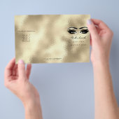 Golden Eyes Makeup Eyes Lashes DL 3 Packungsbeilag Flyer (Handgriff)